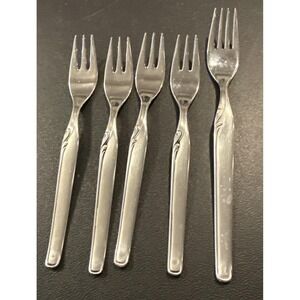 Pfeiffer Lungano Set Of‎ 4 Seafood 1 Dinner Fork Mangasil Stainess Germany